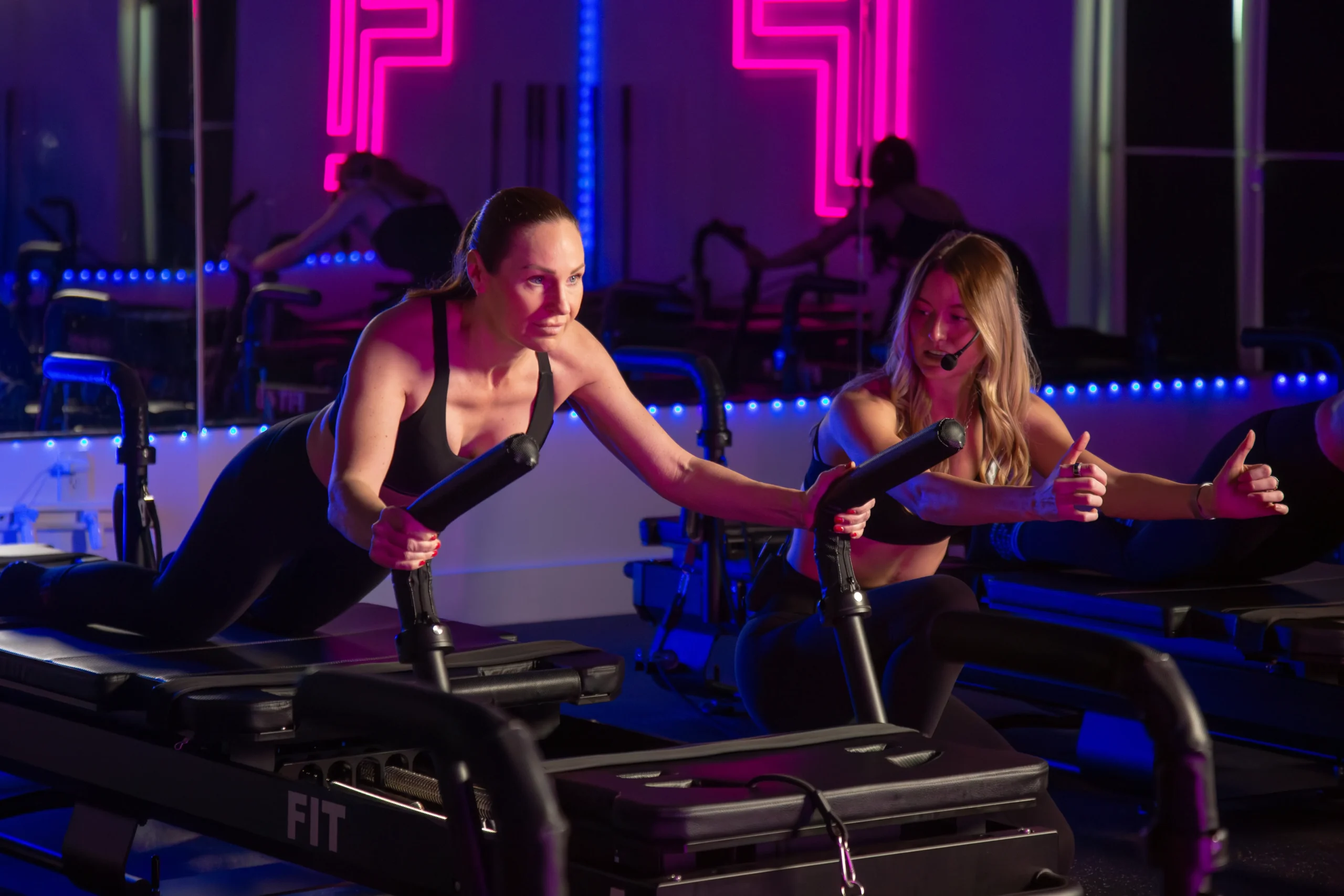 Women doing Modern Pilates on a Reformer in Dr. Phillips, FL